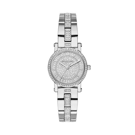 Michael Kors Petite Norie Silvertone Watch 